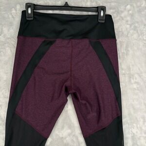 Z‎ by Zella Womens Medium Crop Capri Leggings Active Workout Fitness Gym Mesh